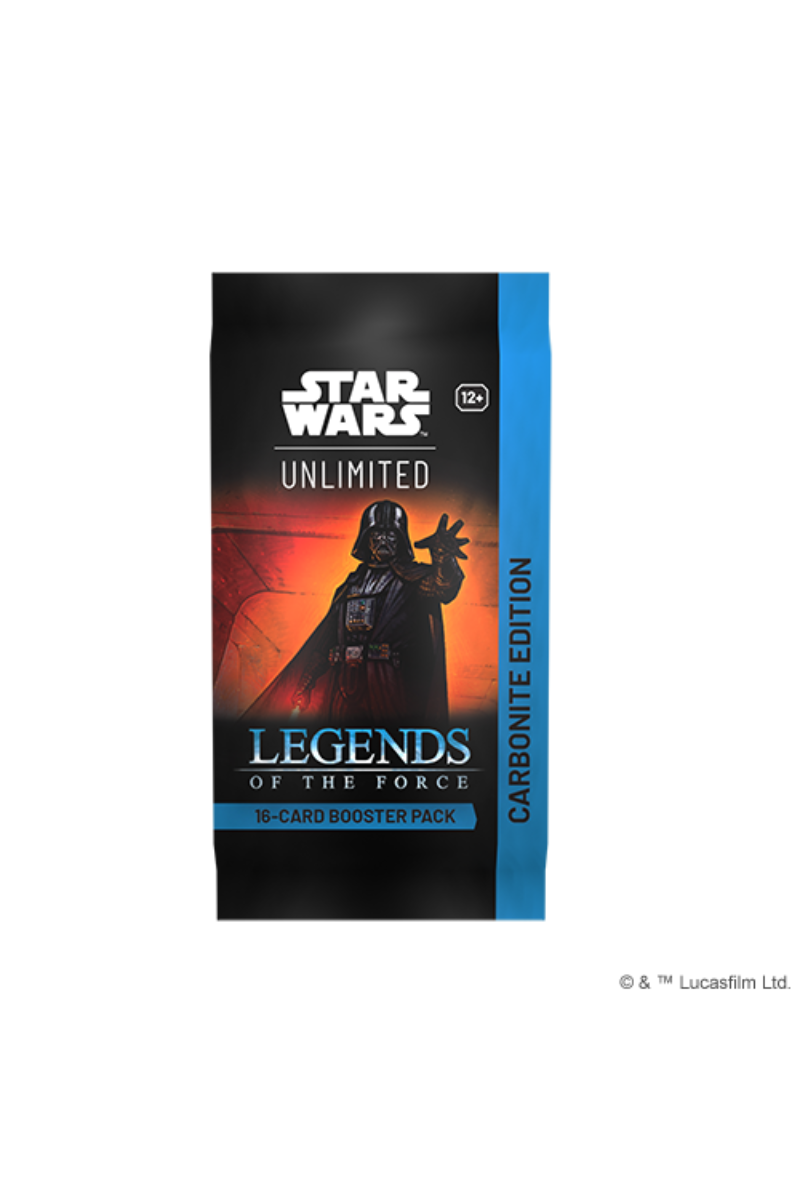 star wars unlimited legends of the force carbonite booster box Wars: - 4-Box Case exclusive Prestige card Star Wars: Unlimited Legends of